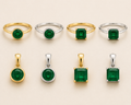 Emerald (Panna)( Budh )Panchdhatu ring / pandant