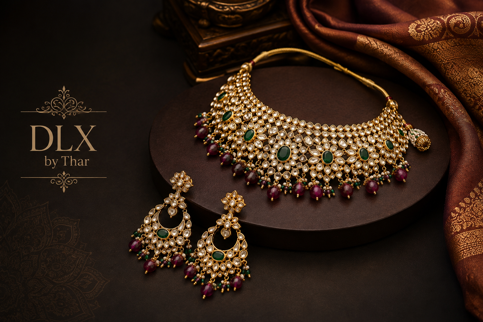 Royal Indian Kundan Jewellery Set