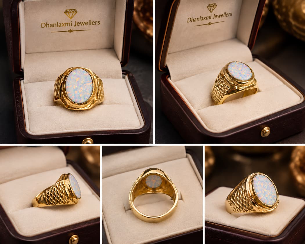 Opal Panchdhatu Ring