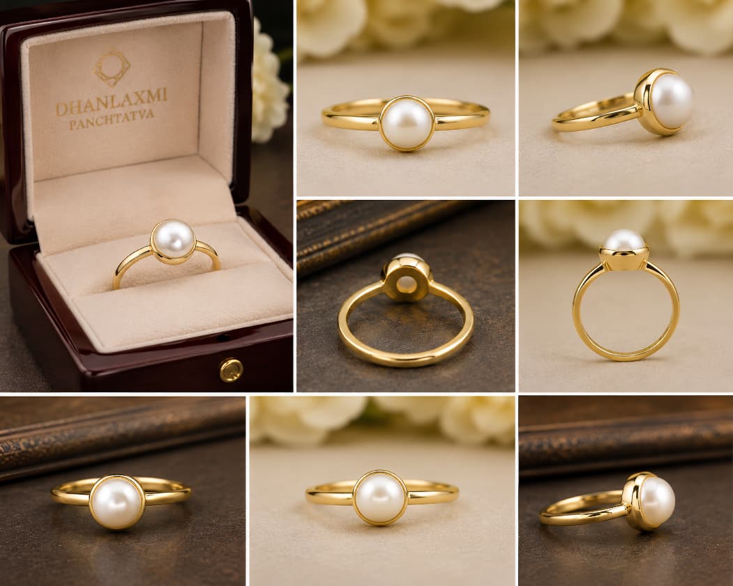Pearl (मोती) Panchdhatu Ring